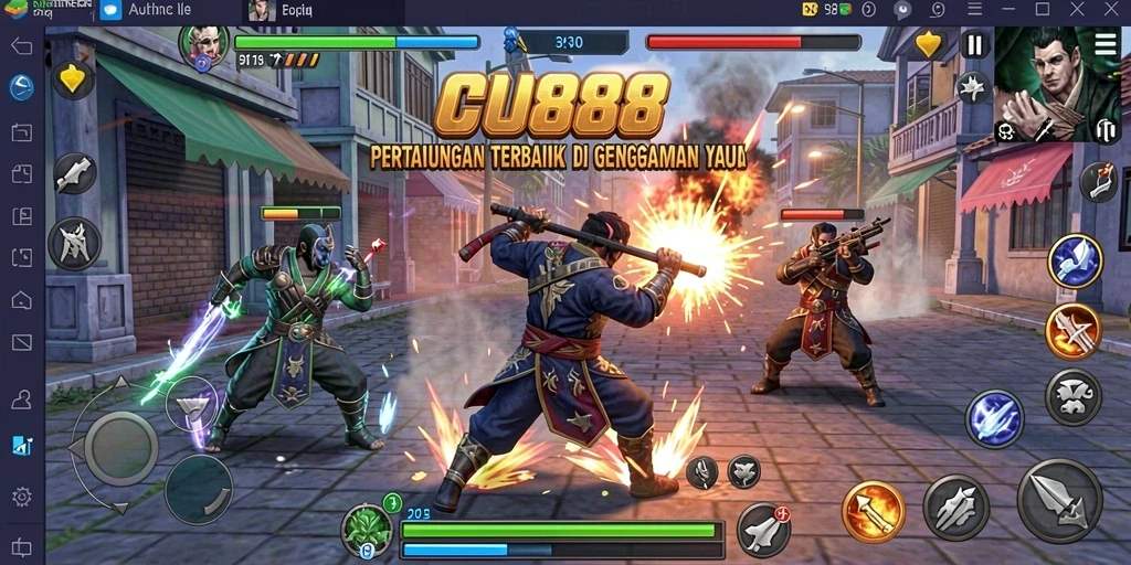 Gameplay seru dengan pertarungan menegangkan di CU888.