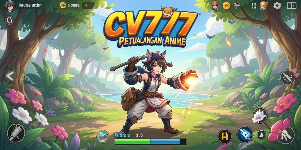 Tampilan karakter dan aksi dalam CV777 penuh warna dan dinamis.