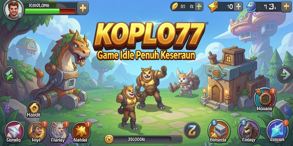 Tampilan gameplay KOPLO77 yang menarik dan interaktif.