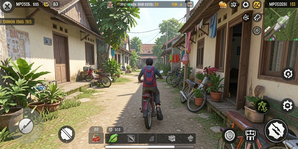 Tangkapan layar MPO555 menunjukkan gameplay simulasi yang menarik.