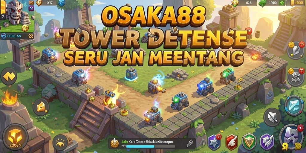 Tampilan gameplay menarik OSAKA88 dalam kategori Tower Defense.