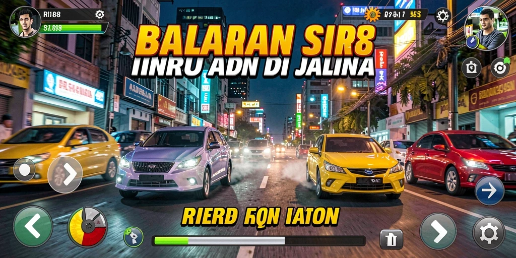 Tampilan gameplay Racing yang mendebarkan dan penuh aksi di RI188.