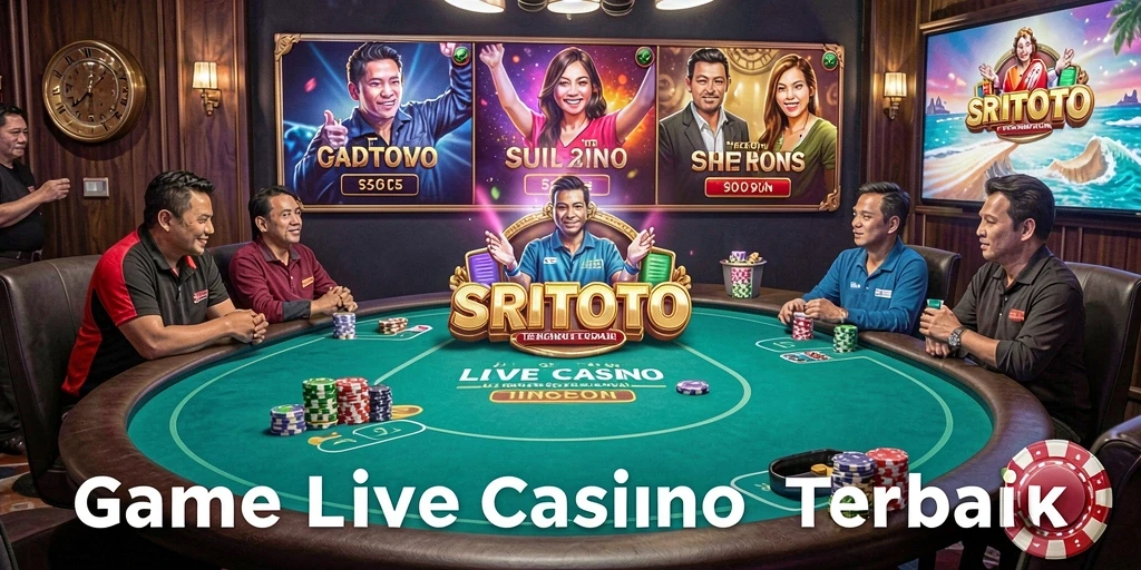Tampilan gameplay SRITOTO yang seru dan interaktif dalam Live Casino.